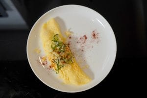Simple Chicken Stuffed Omelette Recipe