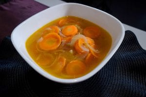 Warm Carrot and Onion Soup Recipe