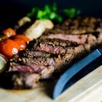 Blackened Rib Eye Steak With Creamy Horseradish Sauce