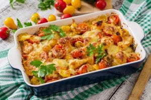 Cheesy Mushroom Bake Recipe