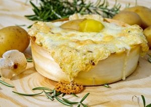 Cheesy Potato, Ham, and Spinach Recipe