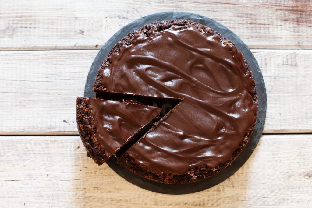 Chocolate Wasted Brownie Dump Cake Recipe