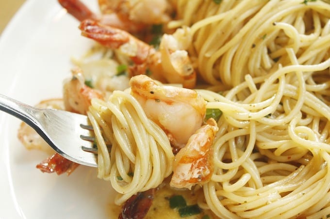 Copycat Cheesecake Factory Bistro Shrimp Pasta Recipe