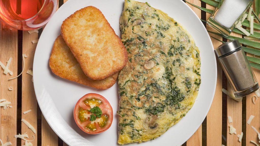 Copycat IHOP’s Spinach And Mushroom Omelet Recipe