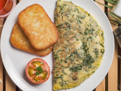 Copycat IHOP’s Spinach And Mushroom Omelet Recipe