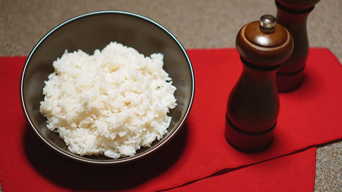 steamed rice recipe