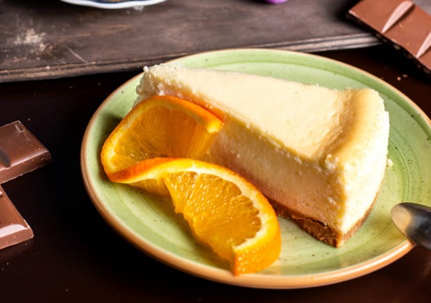 cheesecake with orange