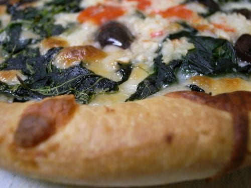 spinach pizza recipe