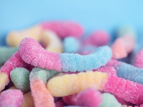 chewy sour gummy warms