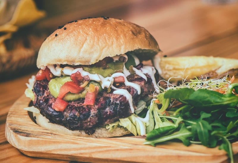 Lamb Burgers with Fennel Salad, gourmet juicy Mediterranean grilled burger for bbq