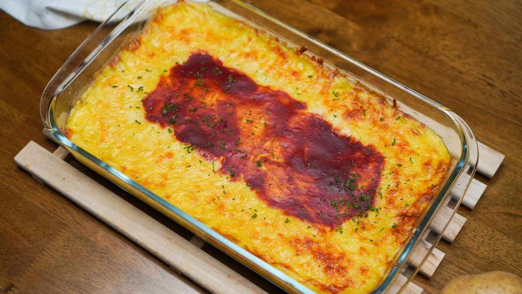 Mashed Potato Casserole Recipe, easy loaded cheesy mashed potatoes with rice casserole, make ahead potato casserole