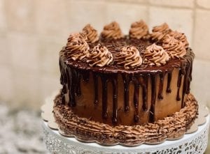 Salted Caramel Chocolate Cake - Recipe by Alpine Ella