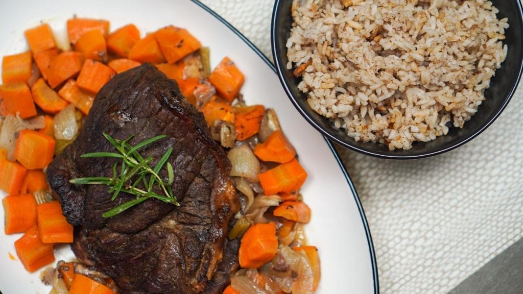 Slow-Cooker-Classic-Pot-Roast-&-Rice_recipes, easy winter dinner ideas