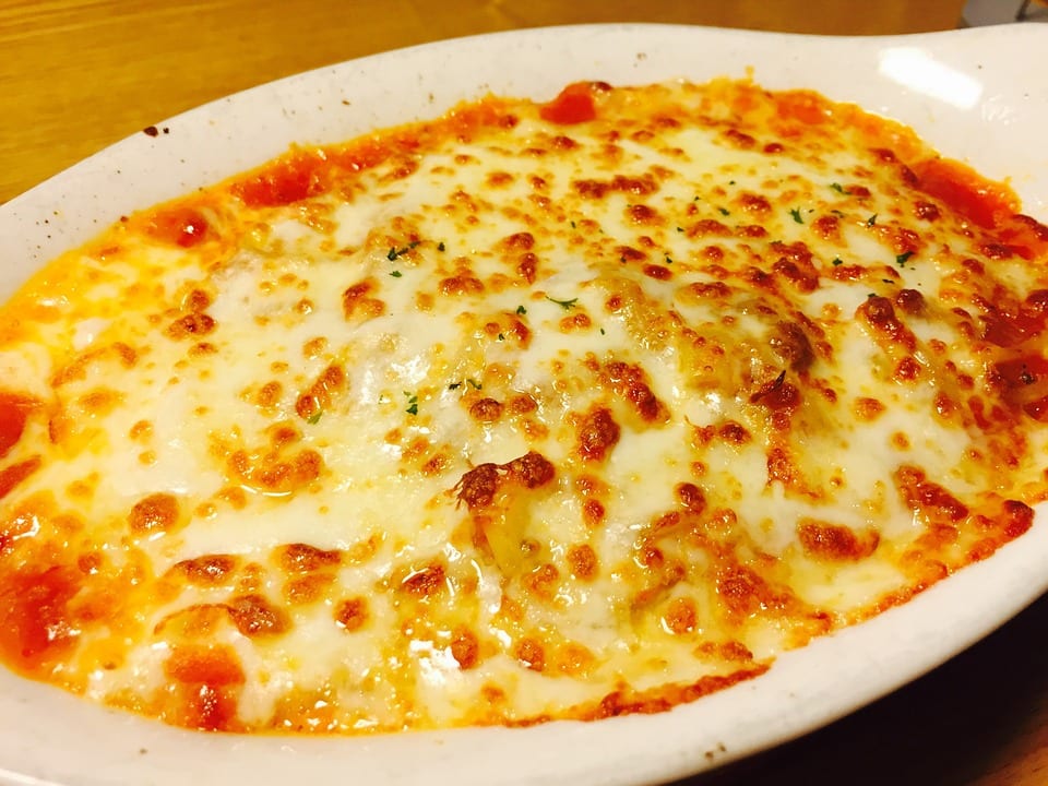 cheesy baked cavatappi