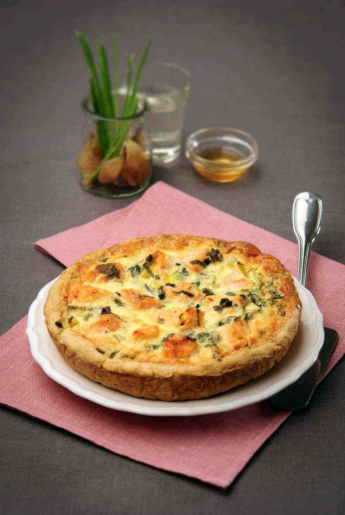 Baked Eggs with Leeks and Smoked Salmon Recipe