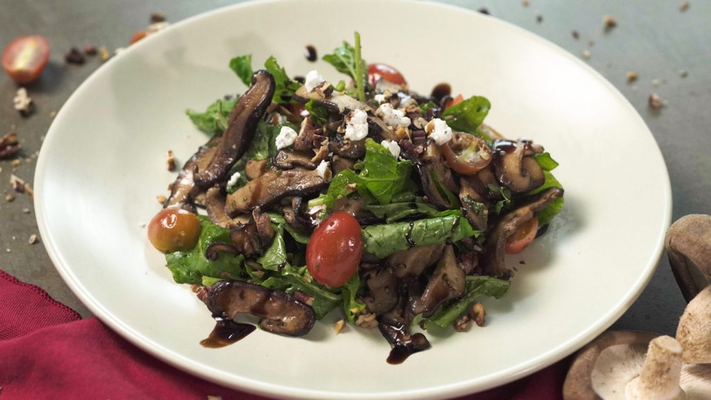 Balsamic Mushroom Salad Recipe