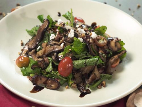 Balsamic Mushroom Salad Recipe