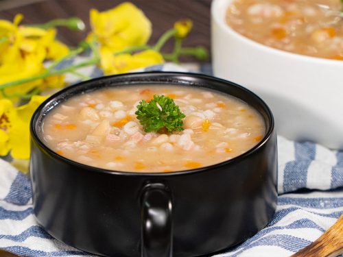 Bean And Barley Soup With Ham
