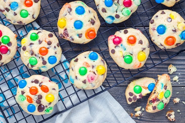 Better-Than-Mrs. Fields M&M Cookies