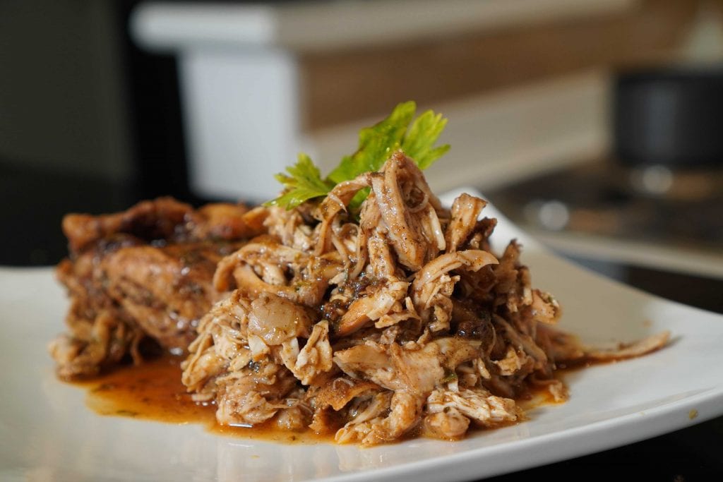 Black Pepper Shredded Chicken Recipe