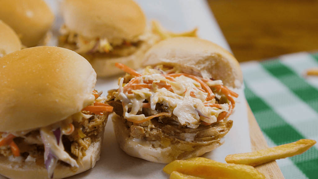 Black Pepper Shredded Chicken Sandwich