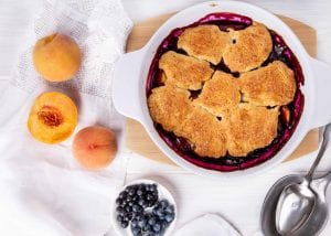 Blueberry Peach Cobbler Recipe