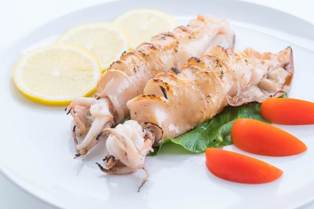 Calamari With Vegetables Recipe
