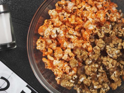 Cheesy Caramel Popcorn Recipe