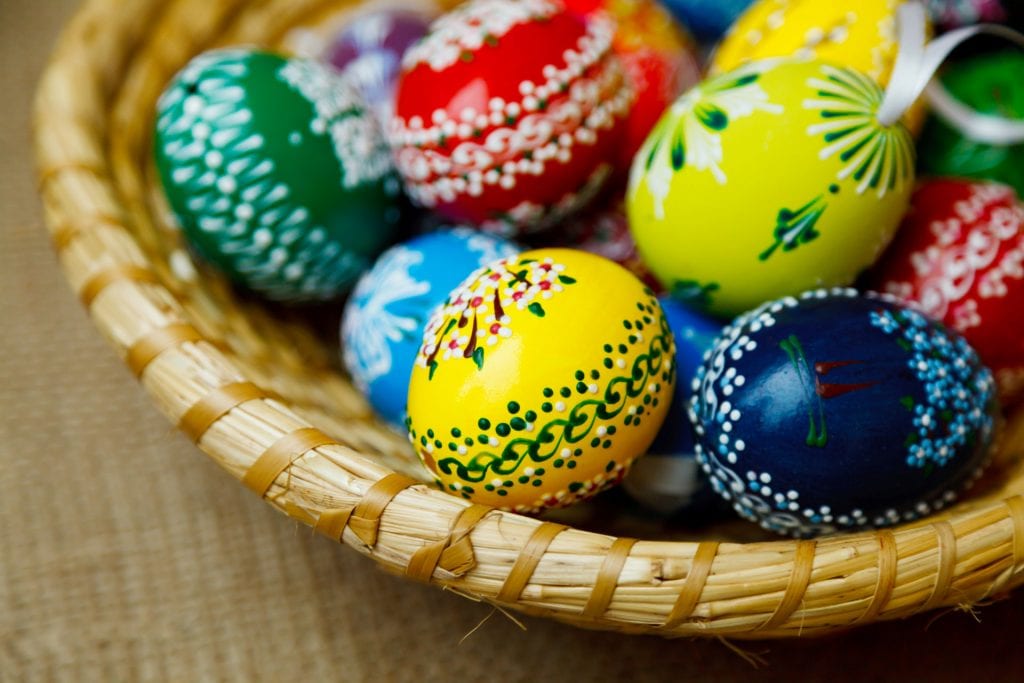 colorful easter egg