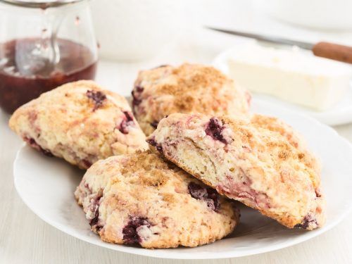 Cherry Scones Recipe, cherry scones with cherry jam