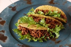 Chipotle Inspired Ground Beef Soft Tacos Recipe