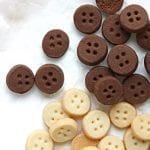 chocolate and vanilla button cookies