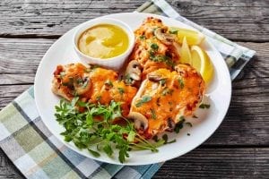 Copycat Bennigan’s Smothered Chicken Recipe