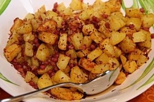 Copycat Bob Evans Canadian Bacon Hash Recipe