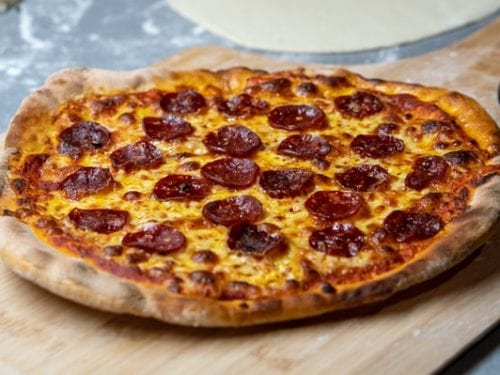 Homemade Copycat Pizza Hut Pepperoni Pizza Recipe