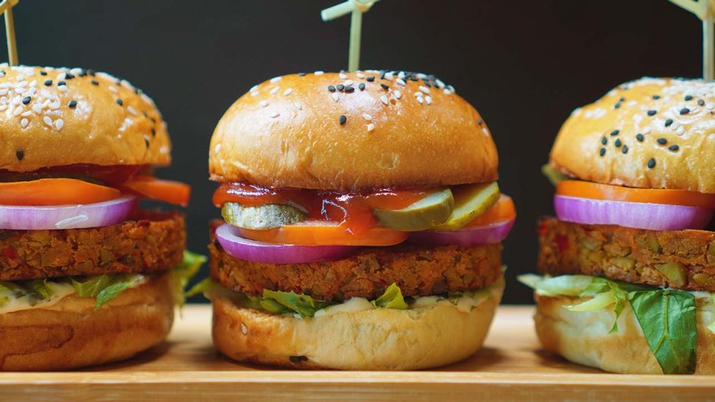 Copycat Red Robin Veggie Burger Recipe, homemade veggie burger, meatless burger, plant-based veggie burger