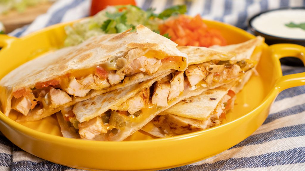 Copycat Ruby Tuesday’s Chicken Quesadillas