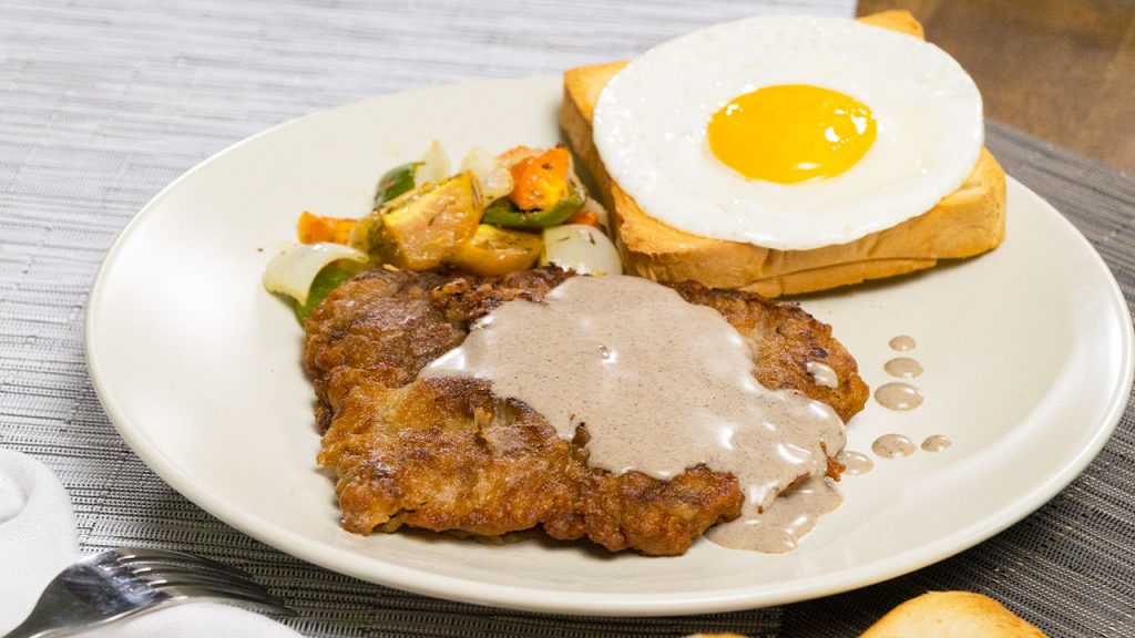 Healthier Chicken Fried Steak - Feast and Farm