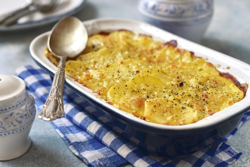 scalloped potatoes