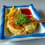 lot of spices crab cake