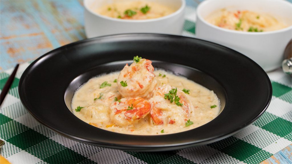 Creamy Slow Cooked Shrimp And Scallop Soup