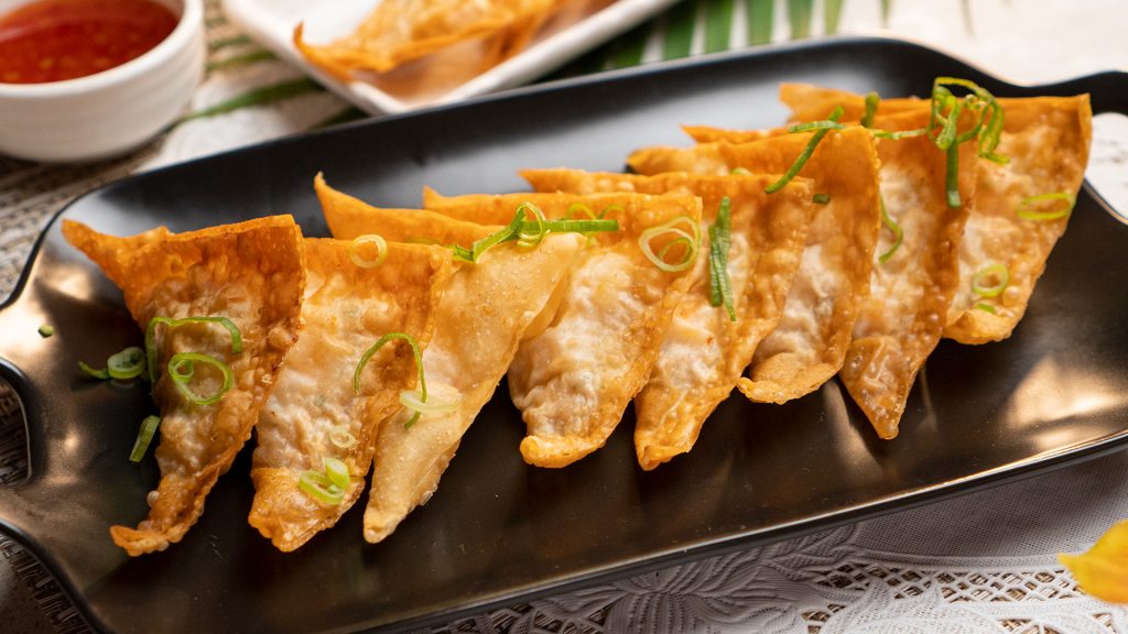 Crispy Fried Shrimp and Pork Wontons