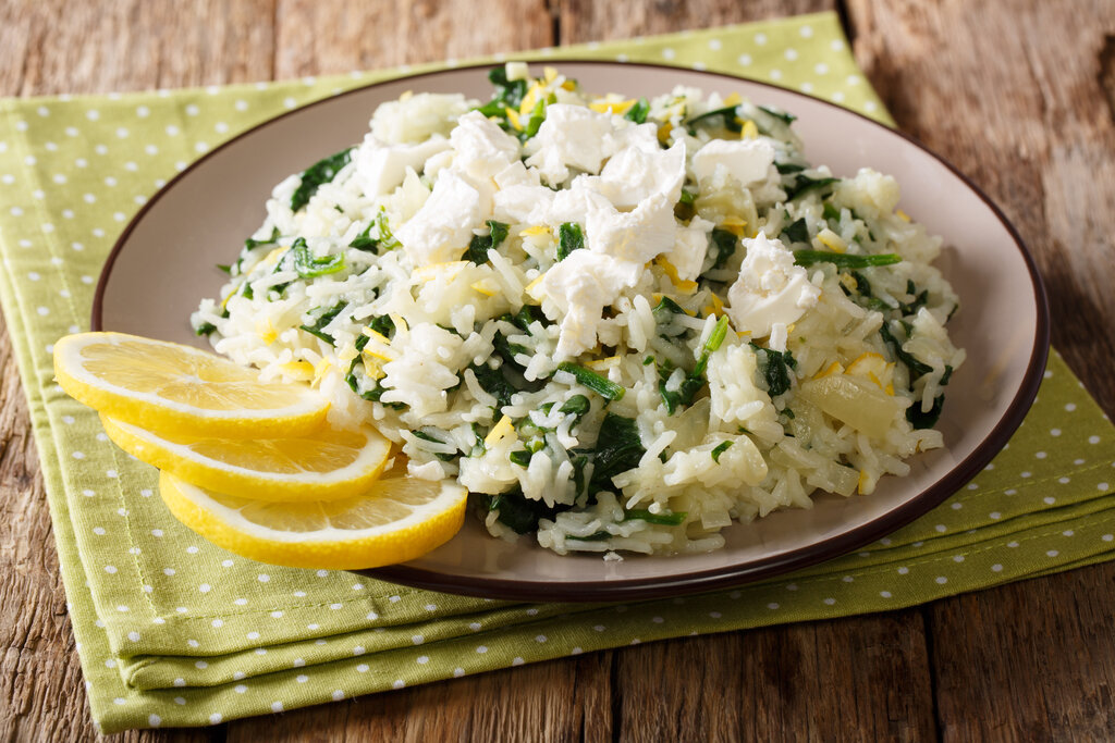 Crockpot Lemon Greek Rice Recipe, lemon rice pilaf, Greek style rice