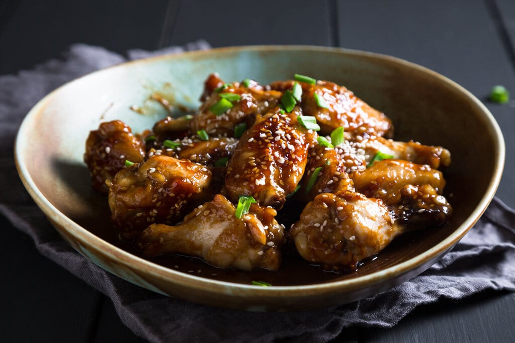 Crockpot Teriyaki Wings Recipe, easy wings recipe with homemade teriyaki sauce