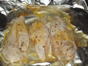 foil baked whitefish