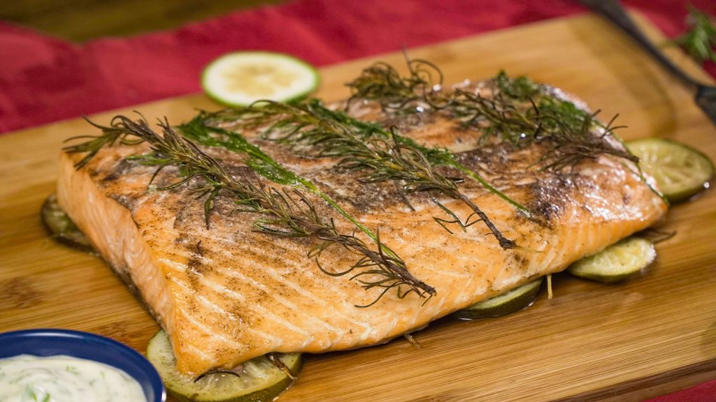 Fresh Rosemary And Dill Salmon Recipe