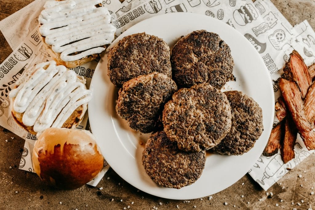 Frikadellen German Meat Cakes Recipe- german hamburgers, frikadeller, seasoned grilled ground beef and pork patties