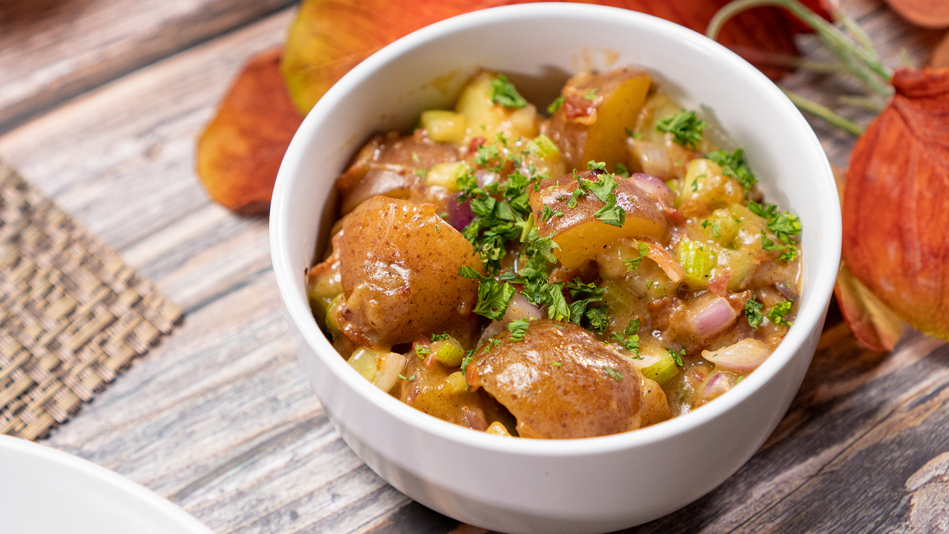 German Potato Salad with Würstchen - dirndl kitchen