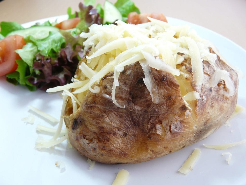 Grilled Baked Potatoes Recipe