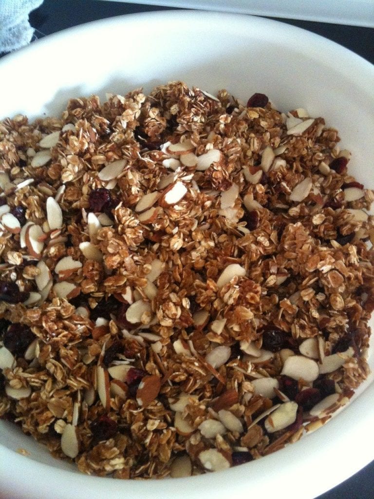 bowl of granola